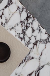 Side coffee table - marble calacatta viola - book