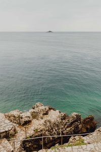 Kaboompics - Rocky coastline on the Adriatic Sea in the small town of Rovinj, Croatia