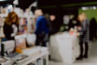 Kaboompics - Blur image of a bookstore