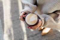 Kaboompics - Hands Holding Hot Cup of Coffee