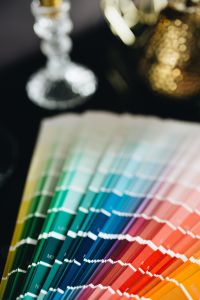 Color Palette Guide. Sample Colors Catalog.