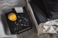 Kaboompics - Bedroom interior with marble bedside table