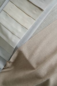 Interior Design Material Board: Home Styling - A Neutral Color Scheme - Fabric Samples