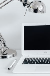 Kaboompics - Minimalist Workstation Desk