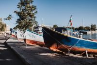 Kaboompics - Fishing boats berthed in the marina of Old Town of Nessebar, Bulgaria