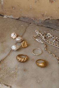 Minimalist Silver and Gold Jewelry - A Warm Aesthetic Photoshoot