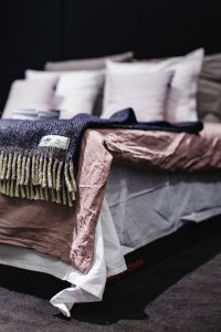 Kaboompics - Beds with pillows on a designer exhibition