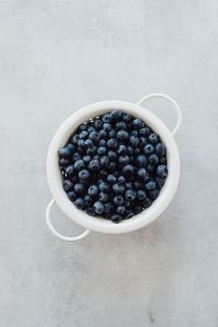Fresh delicious blueberries