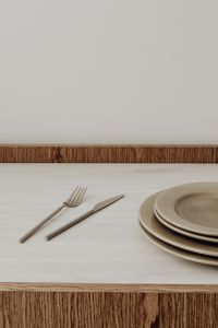 Kaboompics - Plates - fork - knife - cutlery