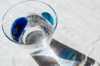 Glass of water - white background