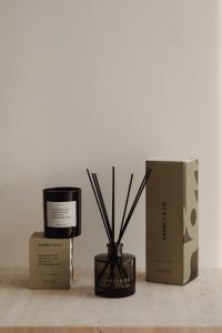 Product photography - candles and diffuser - fragrances - branding - packaging