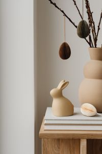 Kaboompics - Simples Easter Table and Decorations - Neutrals - Earthy Tones and Textures