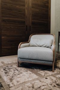 Kaboompics - Cozy armchair and wardrobe