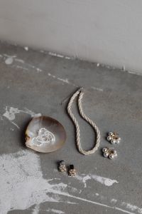 Pearl jewelry - earrings - rings - necklace