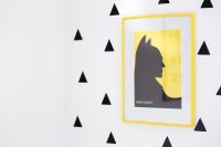 Kaboompics - Yellow Batman poster