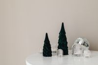 Christmas decorations in neutral aesthetics