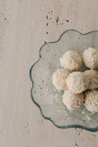 Kaboompics - Homemade Raffaello Almond Coconut Candies Balls