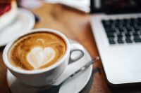 Kaboompics - Coffee with Heart Shape