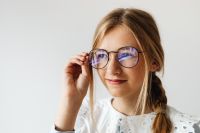 Kaboompics - A 12-year-old student wearing corrective glasses