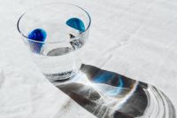Kaboompics - Glass of water - white background
