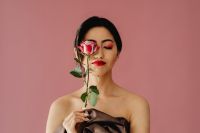 Valentine's Day Photoshoot with a Beautiful Asian Woman